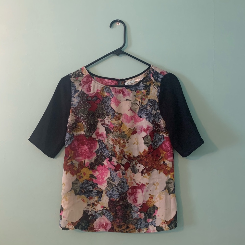 Color block blouse